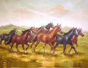 unknow artist Horses 017 oil on canvas